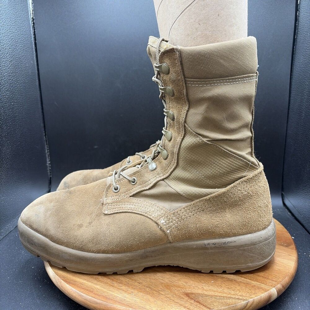 Belleville AHWC Mens Size 10.5 XW Military Combat Boots Coyote 18-D-1001